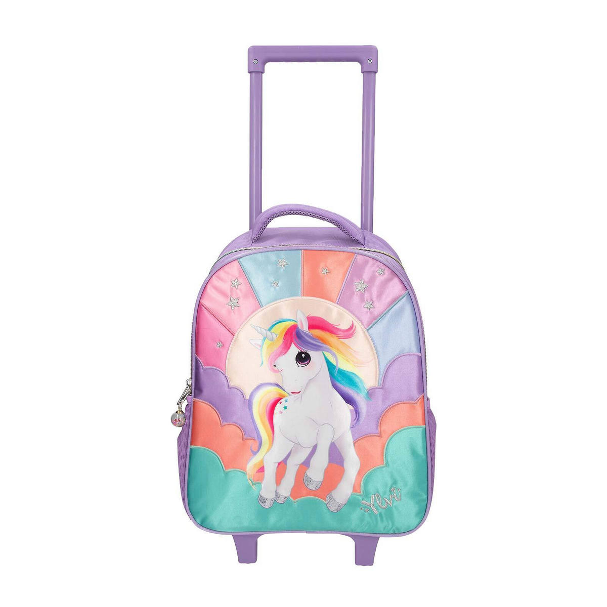 SCHULRUCKSACK TROLLEY Ylvi bunt 18,5 x 31 x 44 cm - Multicolor, Textil (31/18.5cm) - Depesche Germany