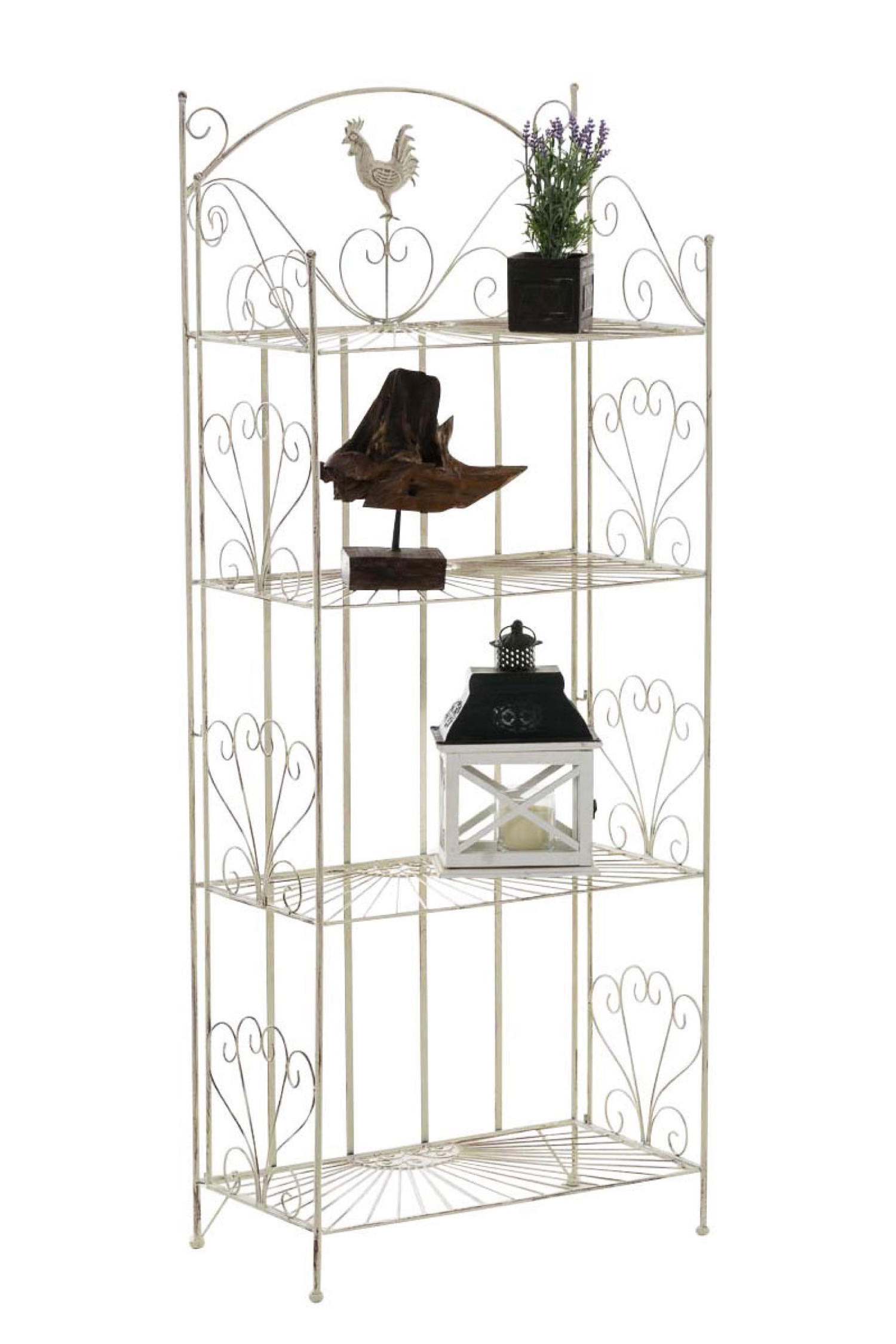 STANDREGAL Mya antik-creme - Naturfarben, Metall (61.5/153/33cm) - TPFGarden