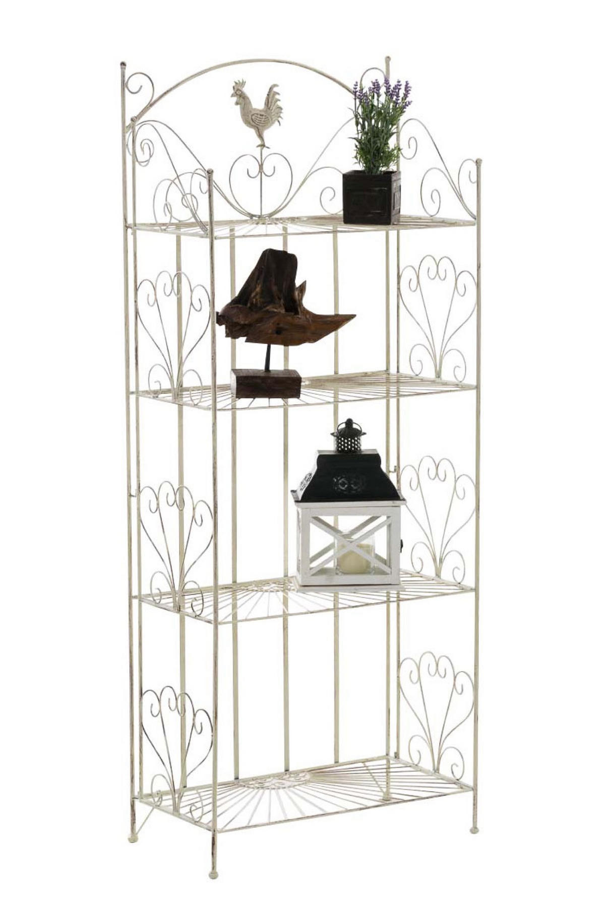 STANDREGAL Mya antik-creme - Naturfarben, Metall (61.5/153/33cm) - TPFGarden