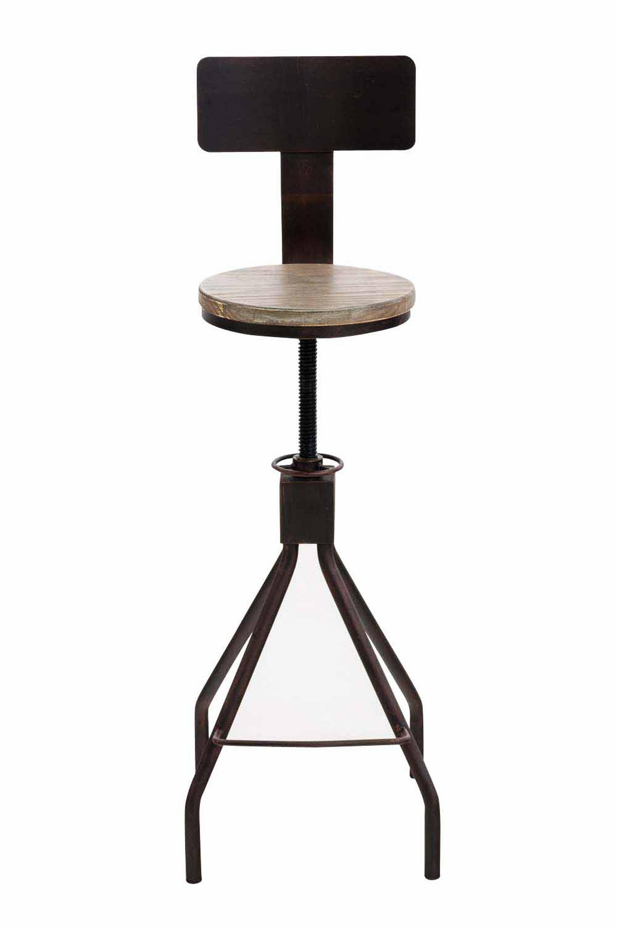 BARHOCKER Metall bronze - Bronzefarben, Metall (45/93/45cm) - CLP