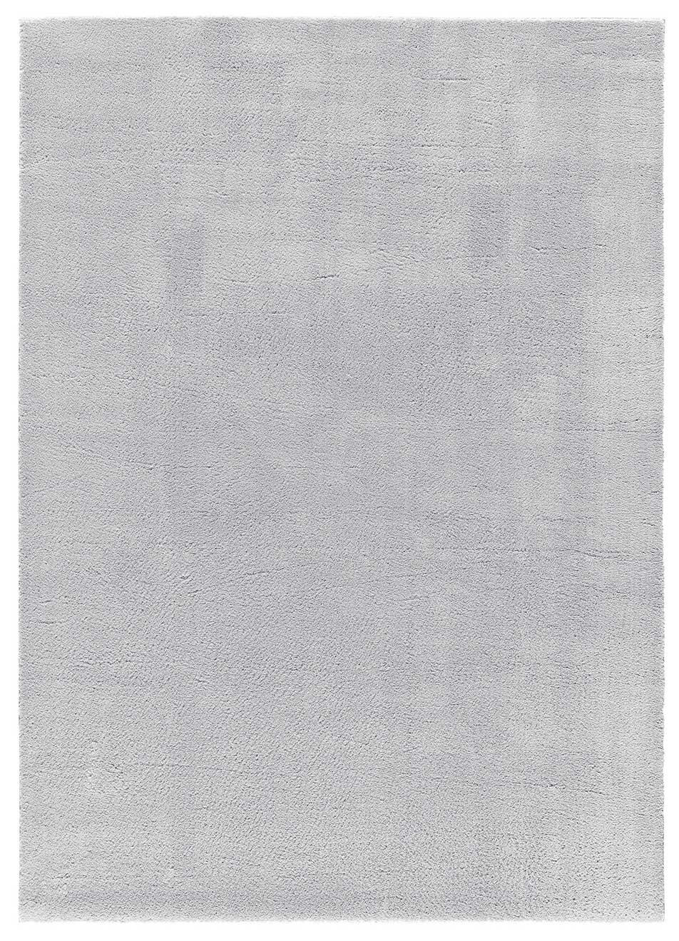 Atticgo Hochflorteppich Silber 60x120 cm