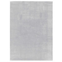 WEBTEPPICH waschbar Silber Loft 140/200 cm - Silberfarben, Textil (140/200cm) - Atticgo