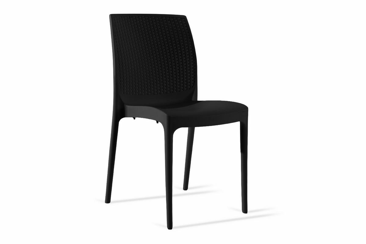 GARTENSTUHL RANTU 2-tlg, Anthrazit - Anthrazit, Kunststoff (45/84/55cm) - KONSIMO®