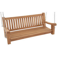 SCHAUKELBANK Muver Holz Teak Hängebank - Teakfarben, Holz (150/62/70cm) - DELUKE