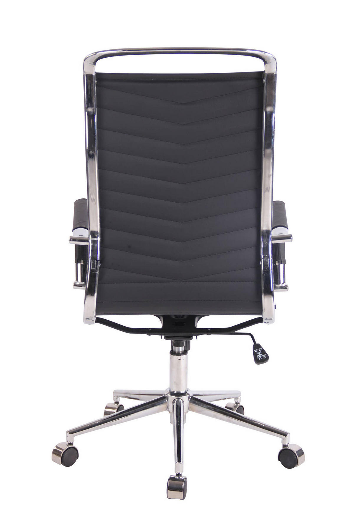 BÜROSTUHL Battle, Kunstleder Schwarz - Schwarz, Textil/Metall (57/120/65cm) - TPFLiving