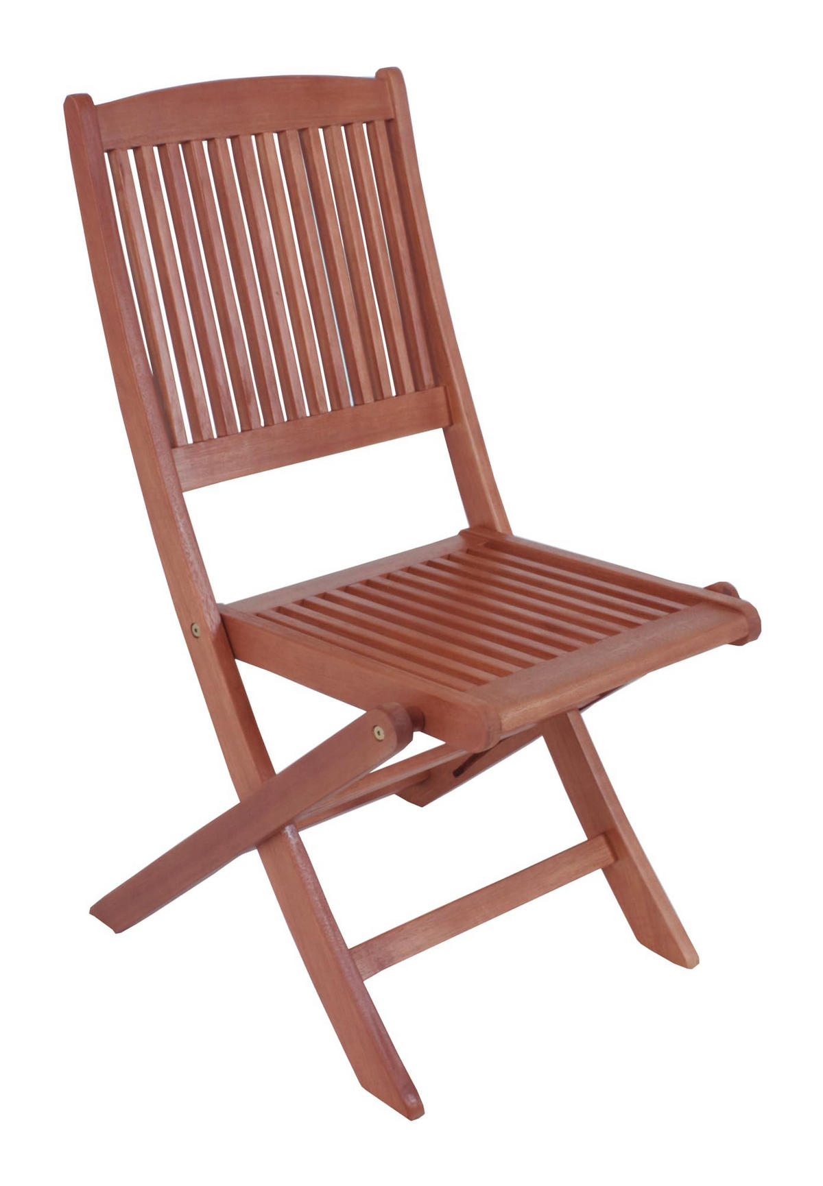 GARTENSTUHL 2er Set Nimes Ohne Armlehne Klappstuhl - Hellbraun, Holz (48/90/56cm) - DELUKE