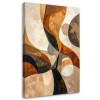 LEINWANDBILD Abstraktion 80x120cm - Beige, Textil (80/120cm) - Feeby