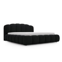 POLSTERBETT CLOUD SOFT - Schwarz, Textil (206/234cm) - Graingold