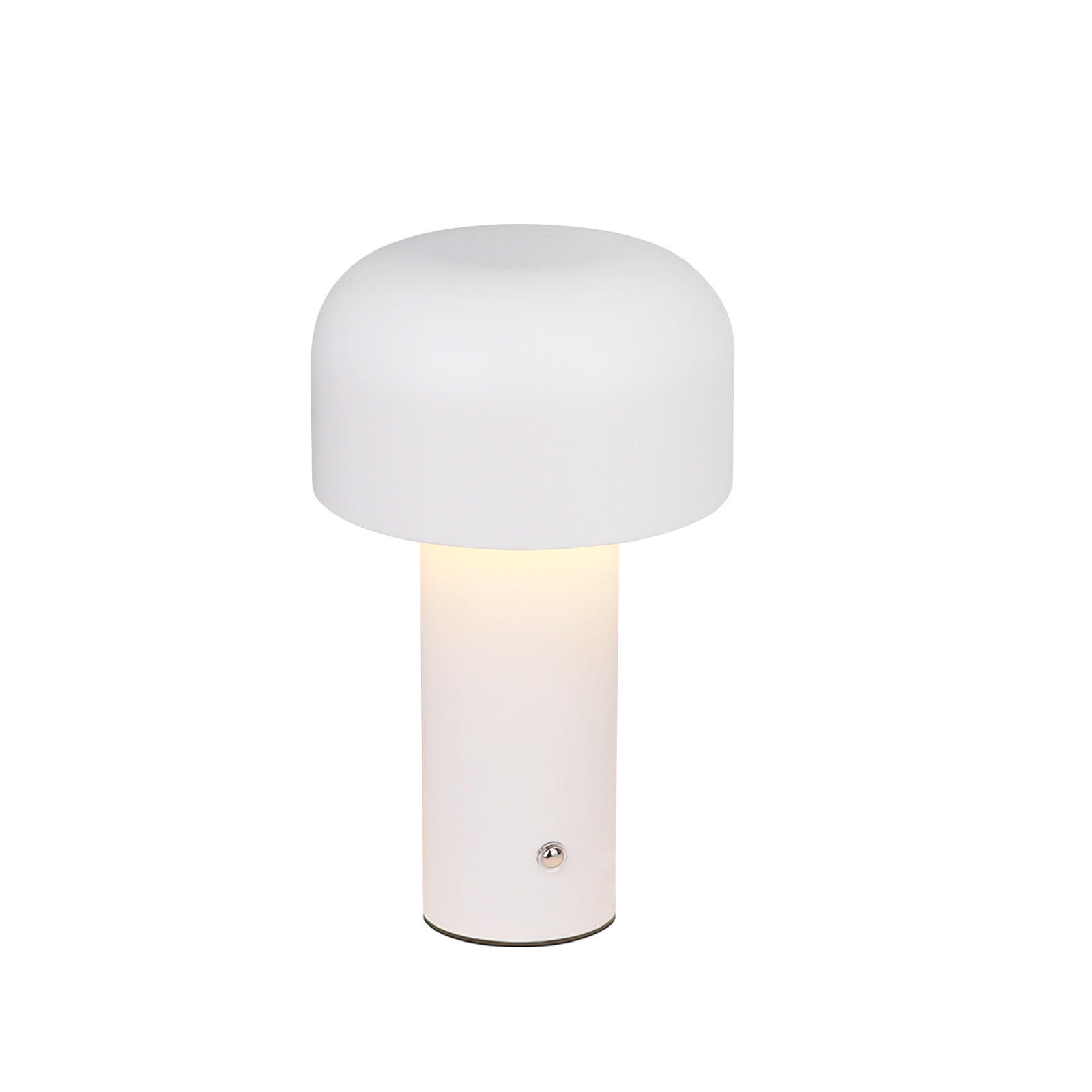 TISCHLEUCHTE Flutrin 12.6/6.0/21.6 cm - Weiß, Metall (21.6/12.6/6cm) - ZMH