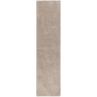 HOCHFLOR SHAGGY LÄUFER TEPPICH PALACE - Taupe, Textil (80/240cm) - Snapstyle