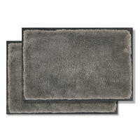 FUSSMATTE FÜR INNEN LAVA 2ER SET - Grau, Textil (80/120cm) - Astra