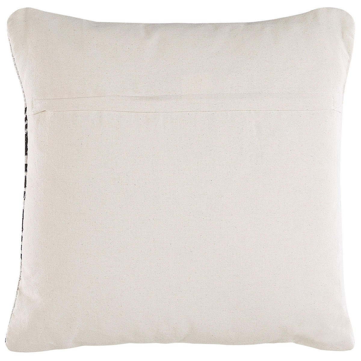 DEKOKISSEN 2er-Set Schwarz-Weiß 45/45 cm Cardak - Schwarz, Naturmaterialien/Textil (45/45cm) - Beliani