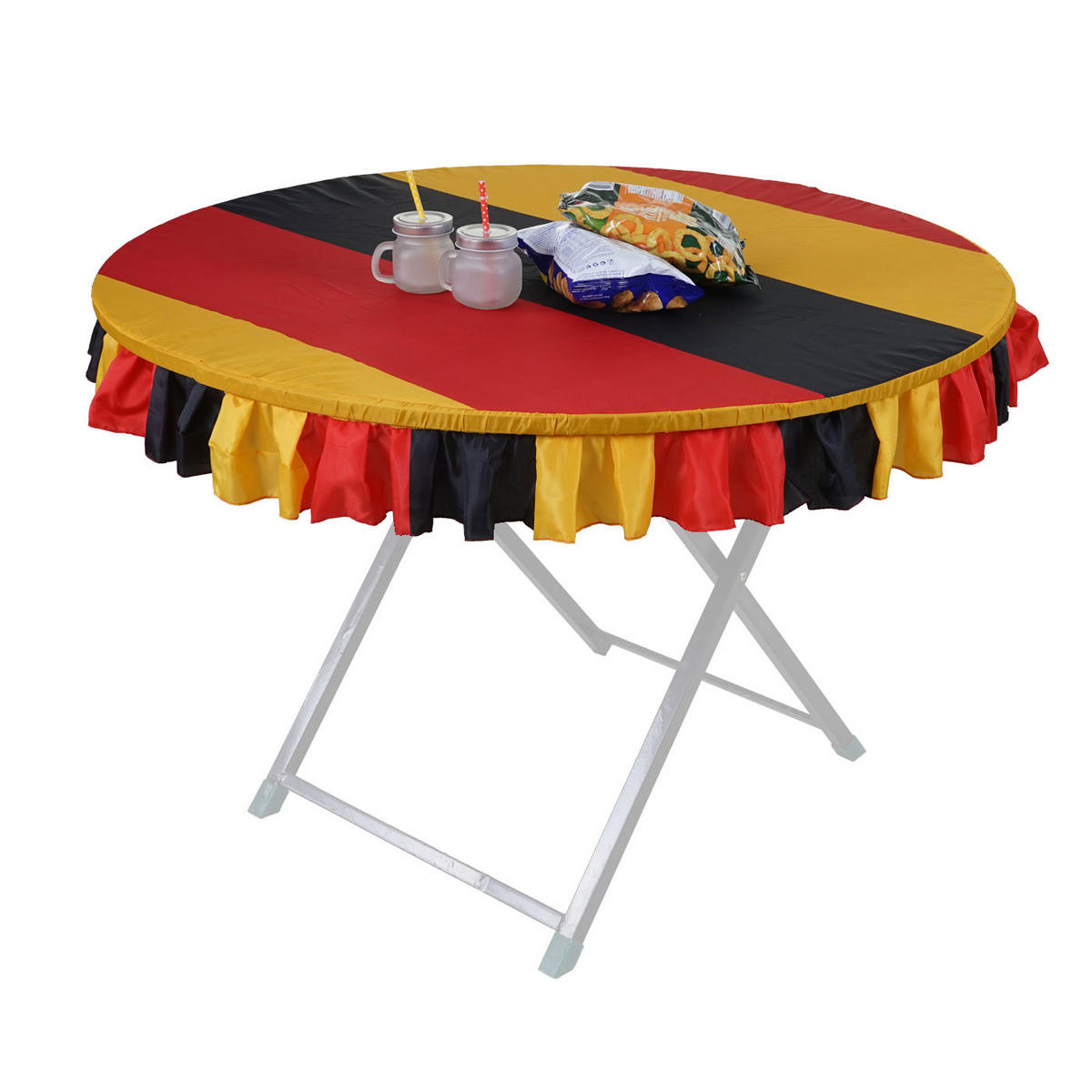 TISCHDECKE rund Multicolor - Multicolor, Textil - MCW