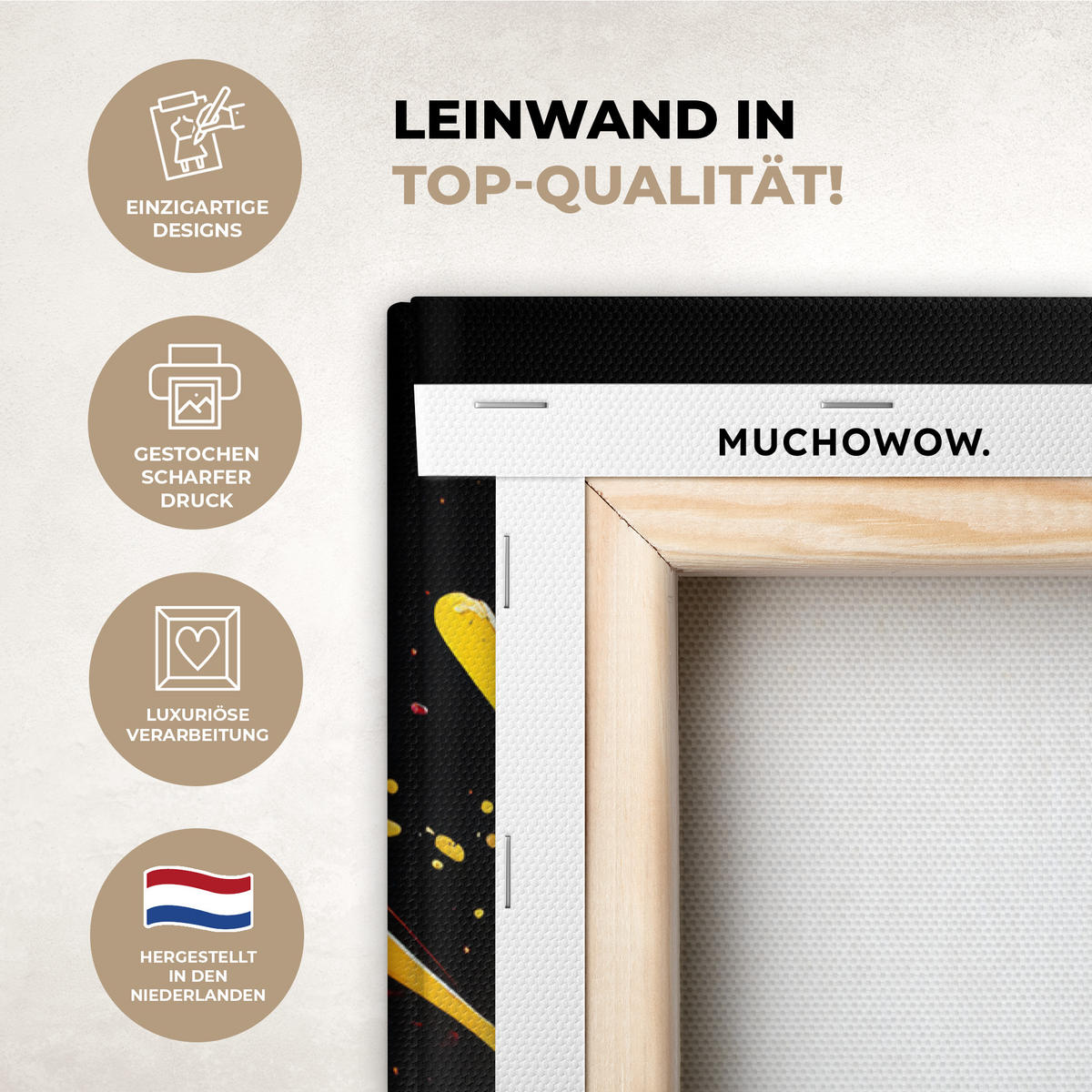 LEINWANDBILD Wein - Glas - Graffiti - Getränk - Rot - Farbe 40x60 cm - Weinrot, Textil (40/60cm) - MuchoWow