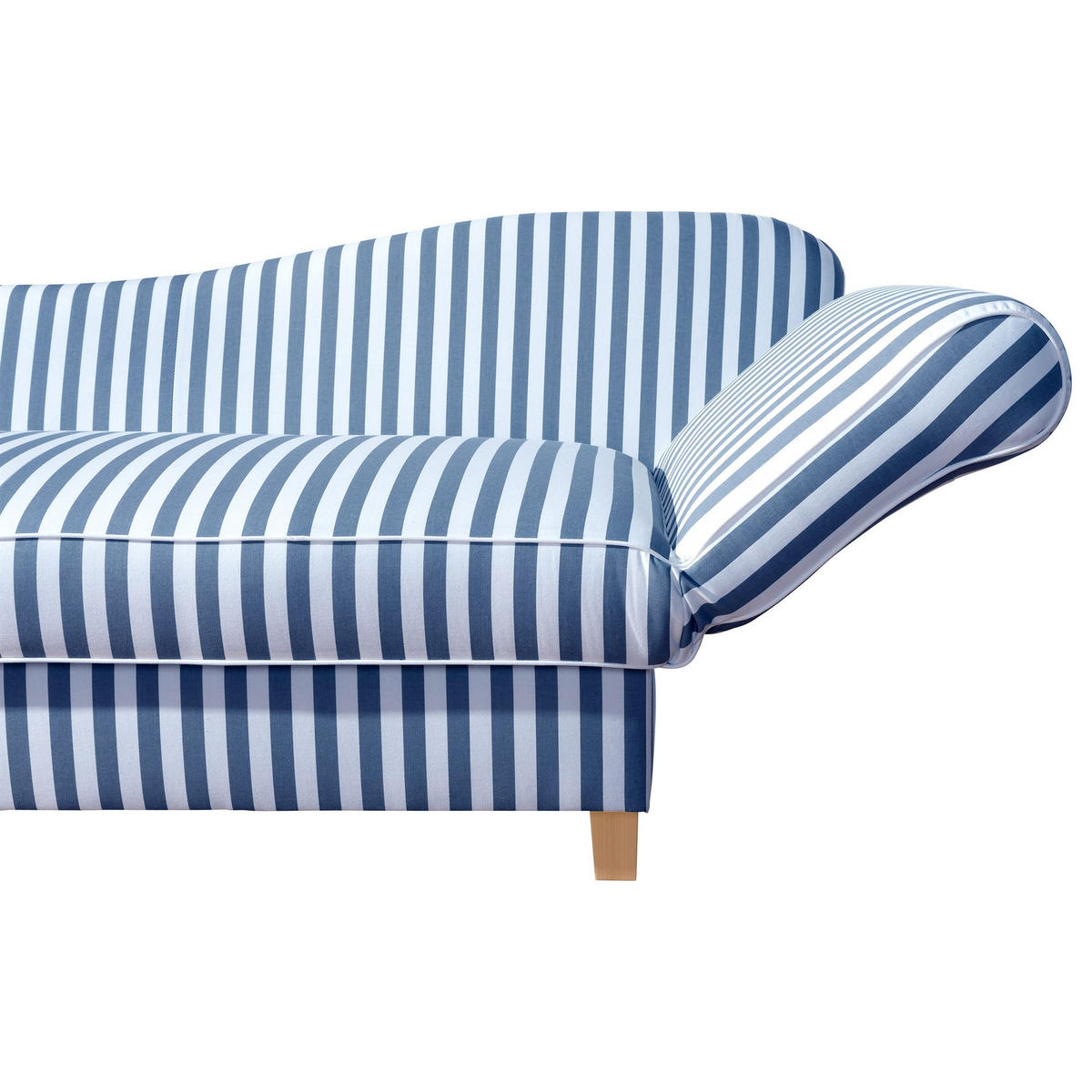 RECAMIERE Armlehne rechts Katia Flachgewebe blau - Blau, Kunststoff (190/88/82cm) - 58aufmkessel