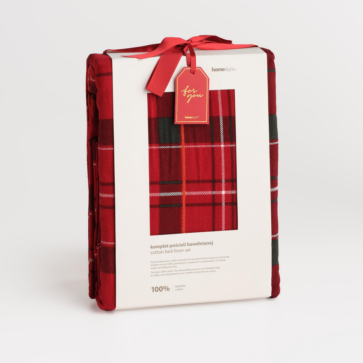BETTWÄSCHE Flanell COSCARO, 160x200 cm, Rot, Winter Weihnachten Bettbezug, Weihnachtsdeko, Christmas, Weihnachtsmotiv - Rot, Textil (160/200cm) - home&you