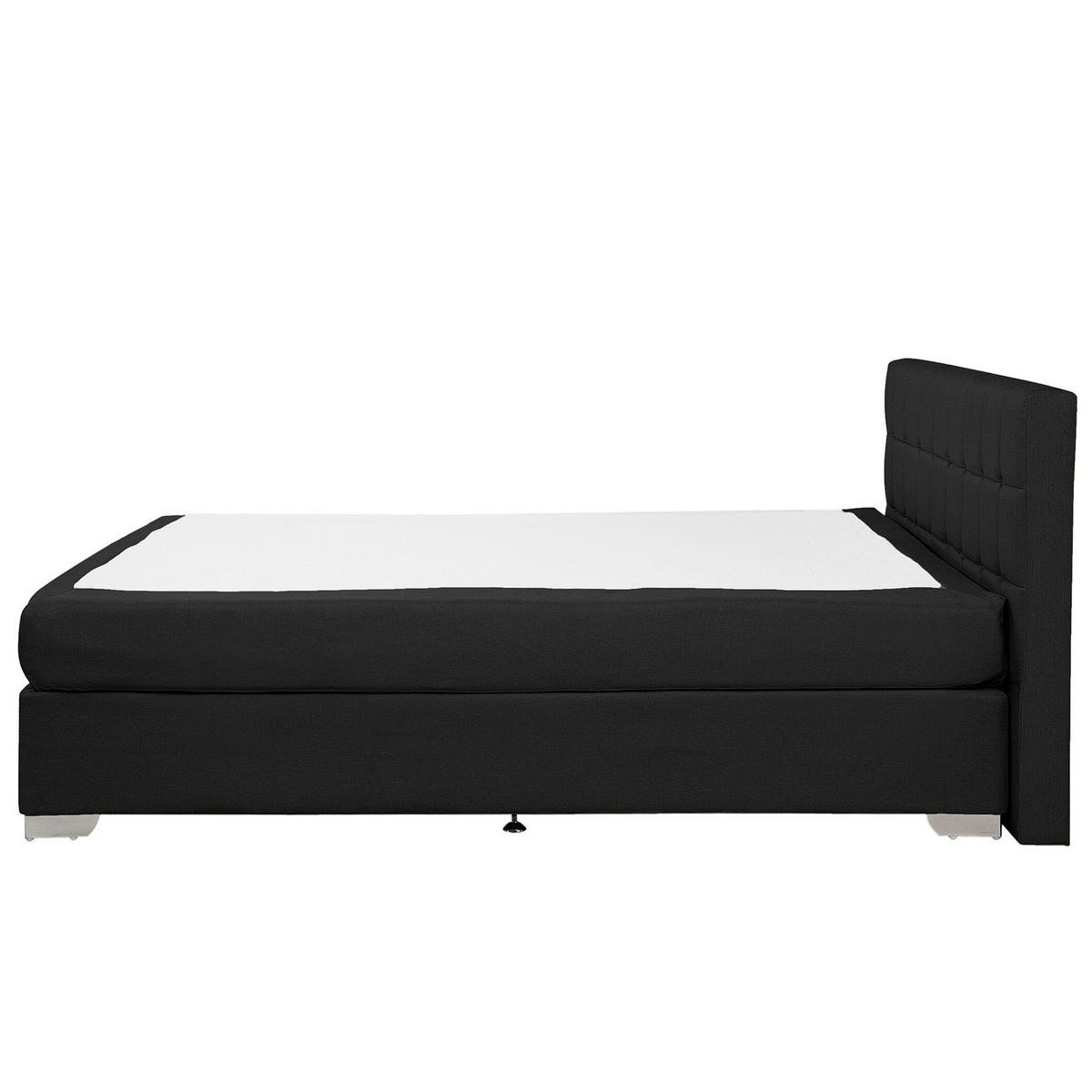 BOXSPRINGBETT 180/200cm Schwarz Admiral - Schwarz, Textil (180/200cm) - Beliani