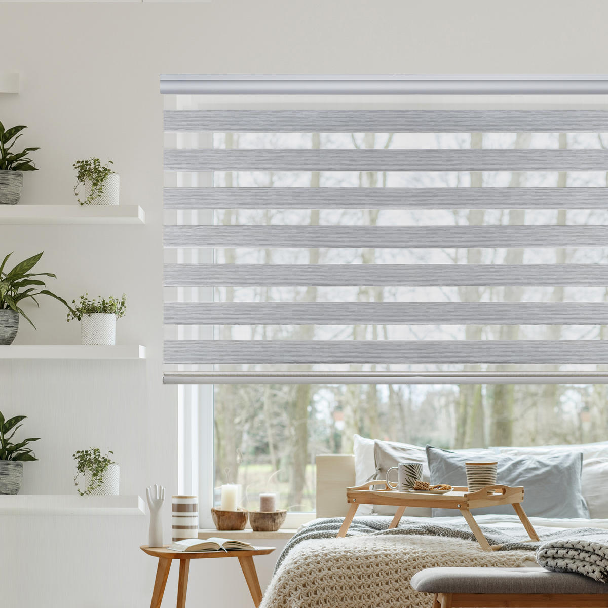 DOPPELROLLO Grau 180x250 cm - Grau, Kunststoff (180/250cm) - STORESDECO