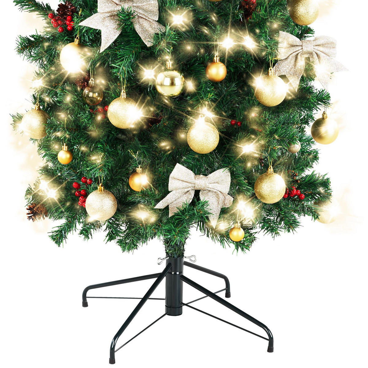 LED-LICHTERKETTE ,Lichterabstand 10 cm,grün - Grün, Kunststoff (2300cm) - tectake