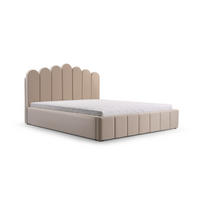 POLSTERBETT Bett 03 - 140x200 - Rabbit - Cappuccino, Holz/Textil (140/200cm) - Möblo