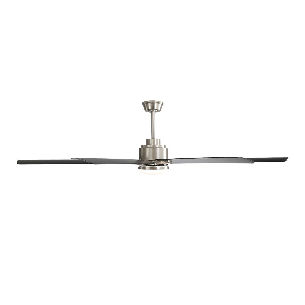 DECKENVENTILATOR DE-16312 66 Zoll Smart 8 Flügel & reversibel - Schwarz, Kunststoff (167.64/167.64/35.56cm) - ComfortXL