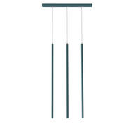 LED-HÄNGELEUCHTE Stelo X3 H100 - Blau, Metall (6/70/100cm) - Lumicom