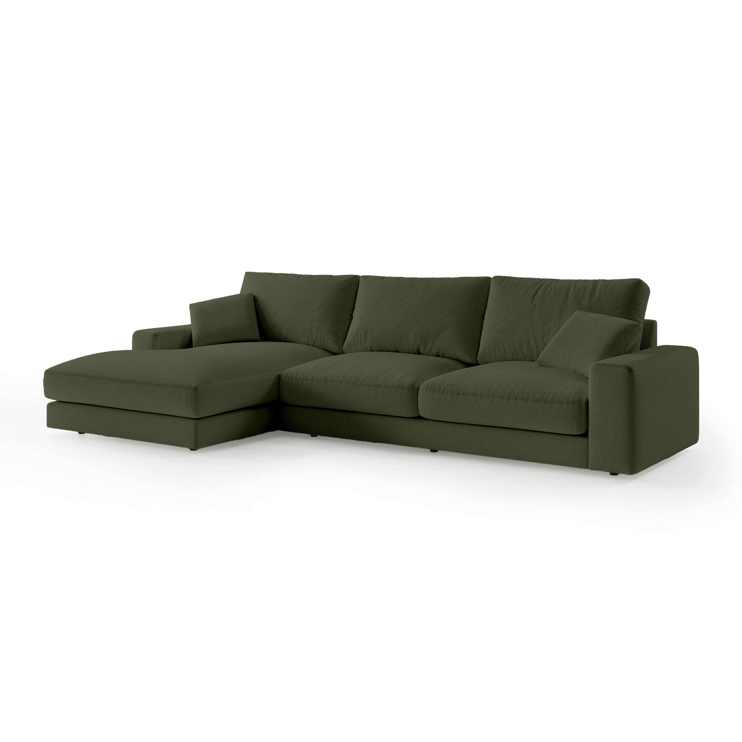 Pillovely Ecksofa Grün 332x92x169 cm