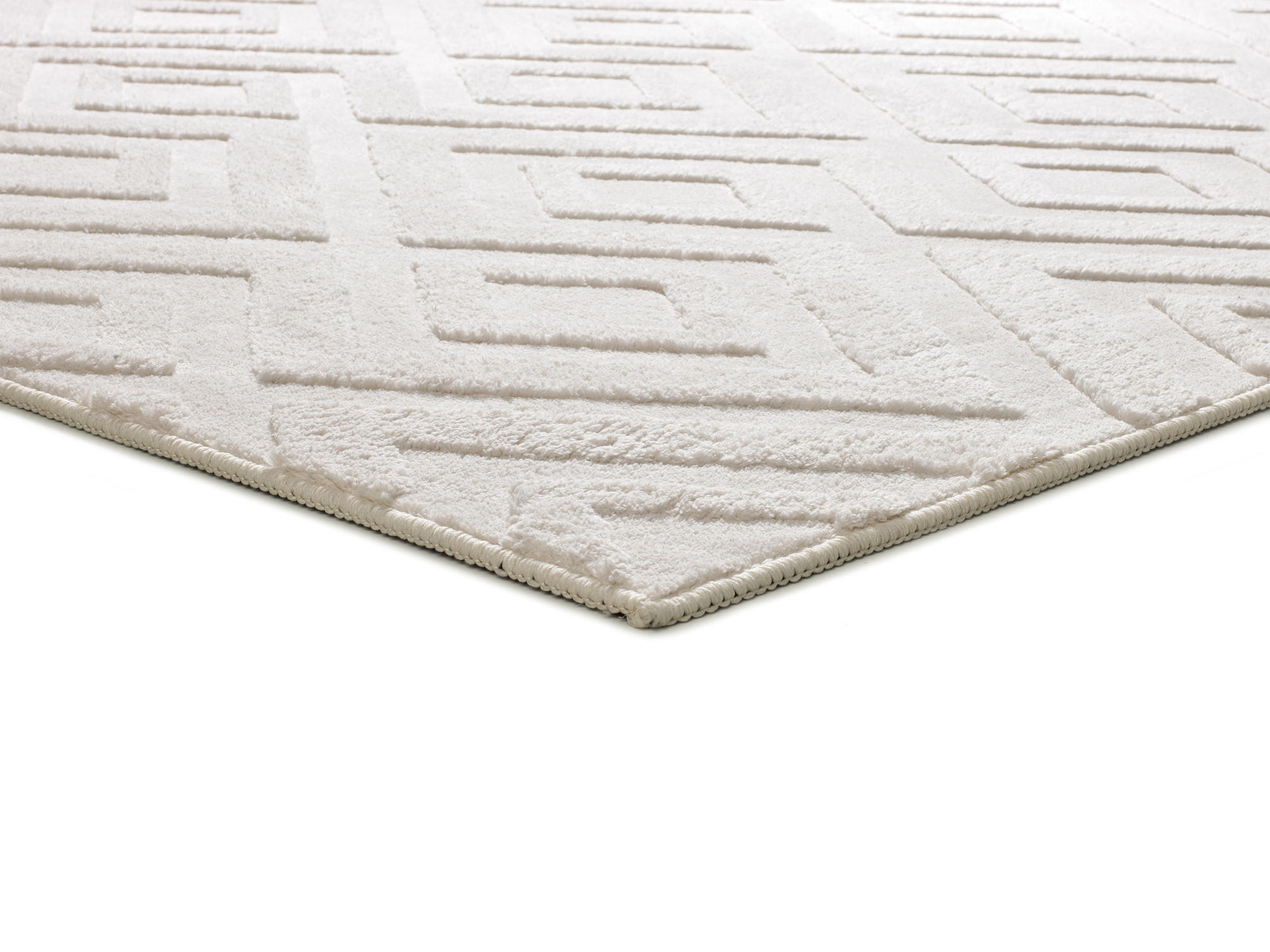 WEBTEPPICH waschbar Creme Estilo 120/170 cm - Creme, Textil (120/170cm) - Atticgo