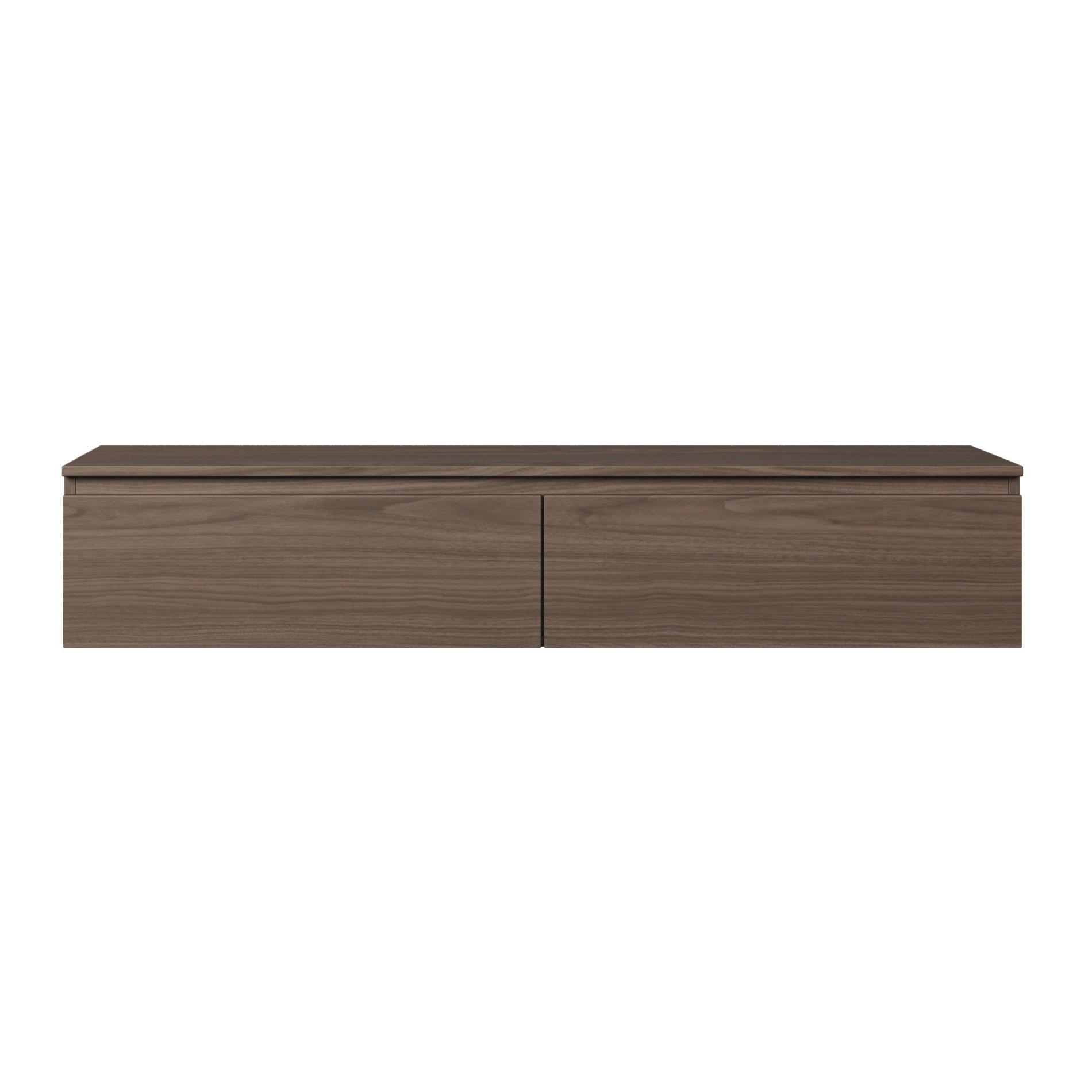 TV-LOWBOARD Bemmi Walnuss Wisconsin 150 cm - Dunkelbraun, Holzwerkstoff (150/28.4/31.8cm) - Selsey