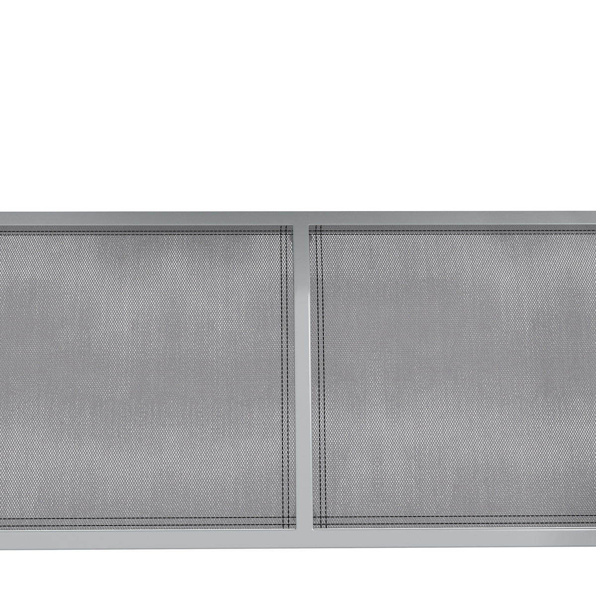 HOLLYWOODSCHAUKEL 3 Sitzer 170x110x153 cm - Grau, Metall (170/153/110cm) - LEBENLANG