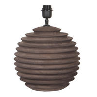 TISCHLAMPE Roven Braun 29/29/28cm - Braun, Holz (29/29/28cm) - PTMD Collection