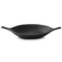 SERVIERSCHALE YLI 33 CM Matt schiefer style - Schieferfarben, Keramik (20/6/33cm) - Revol Porcelaine France