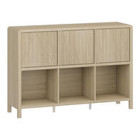 KOMODA Lukkodso - barva dubu, kompozitní dřevo (110/76.5/30cm) - [en.casa]