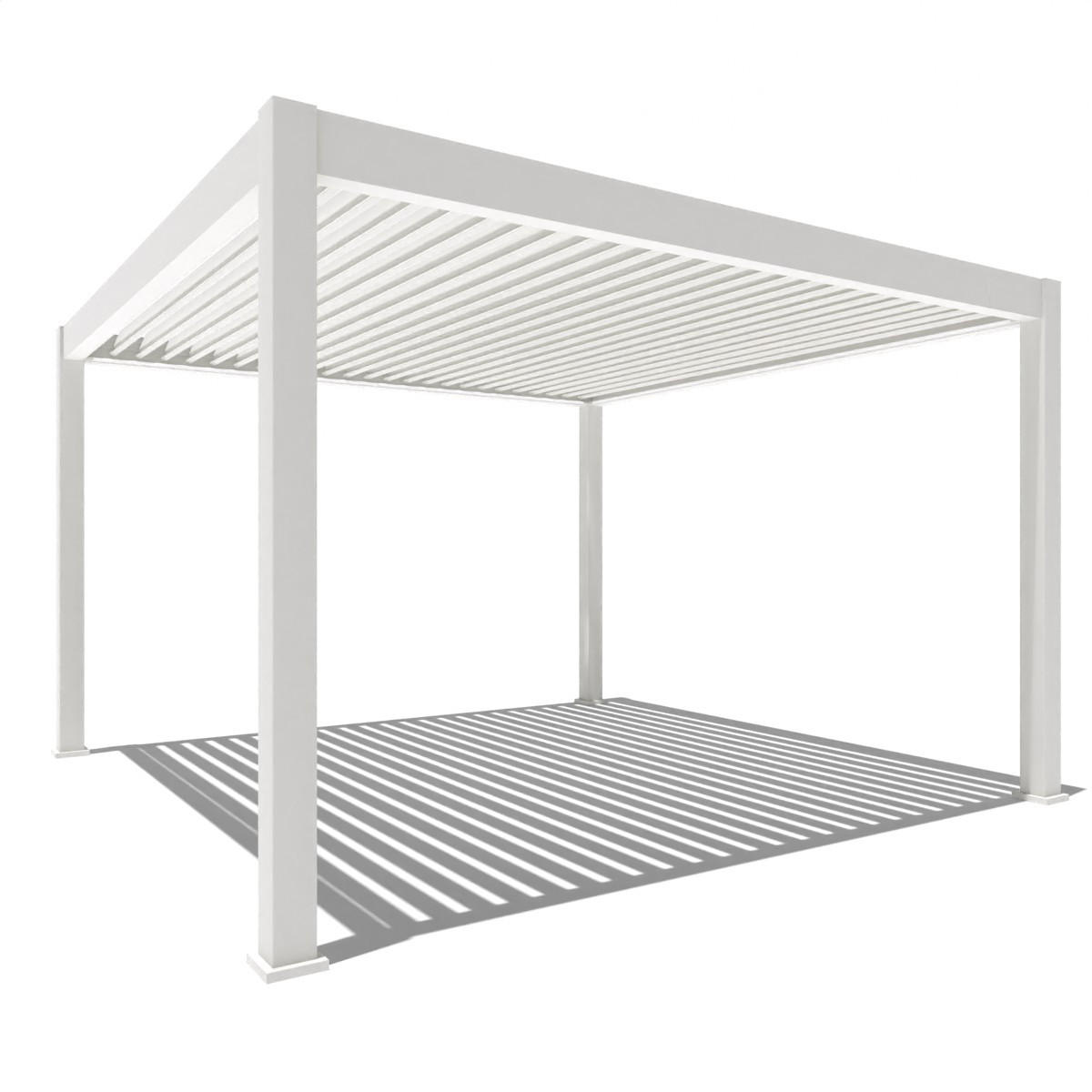 Weide Pergola Weiß 400x255x400 cm