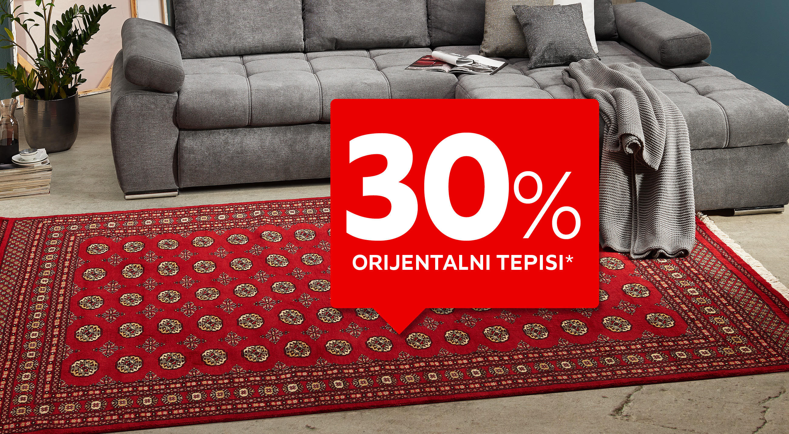 30% orijentalni tepisi*