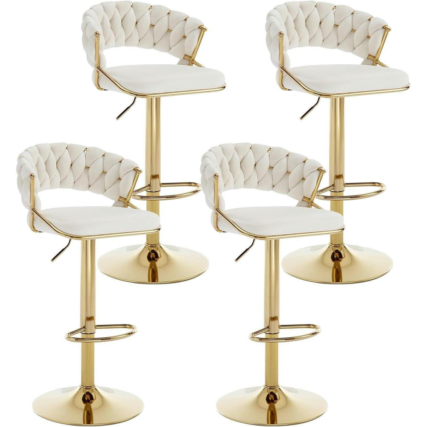 XXXLutz Barhocker Weiß 44x106x39 cm