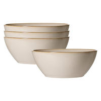 SCHALEN Olivia beige ø 23 cm 4er Set - Beige, Keramik (23cm) - Ritzenhoff Breker