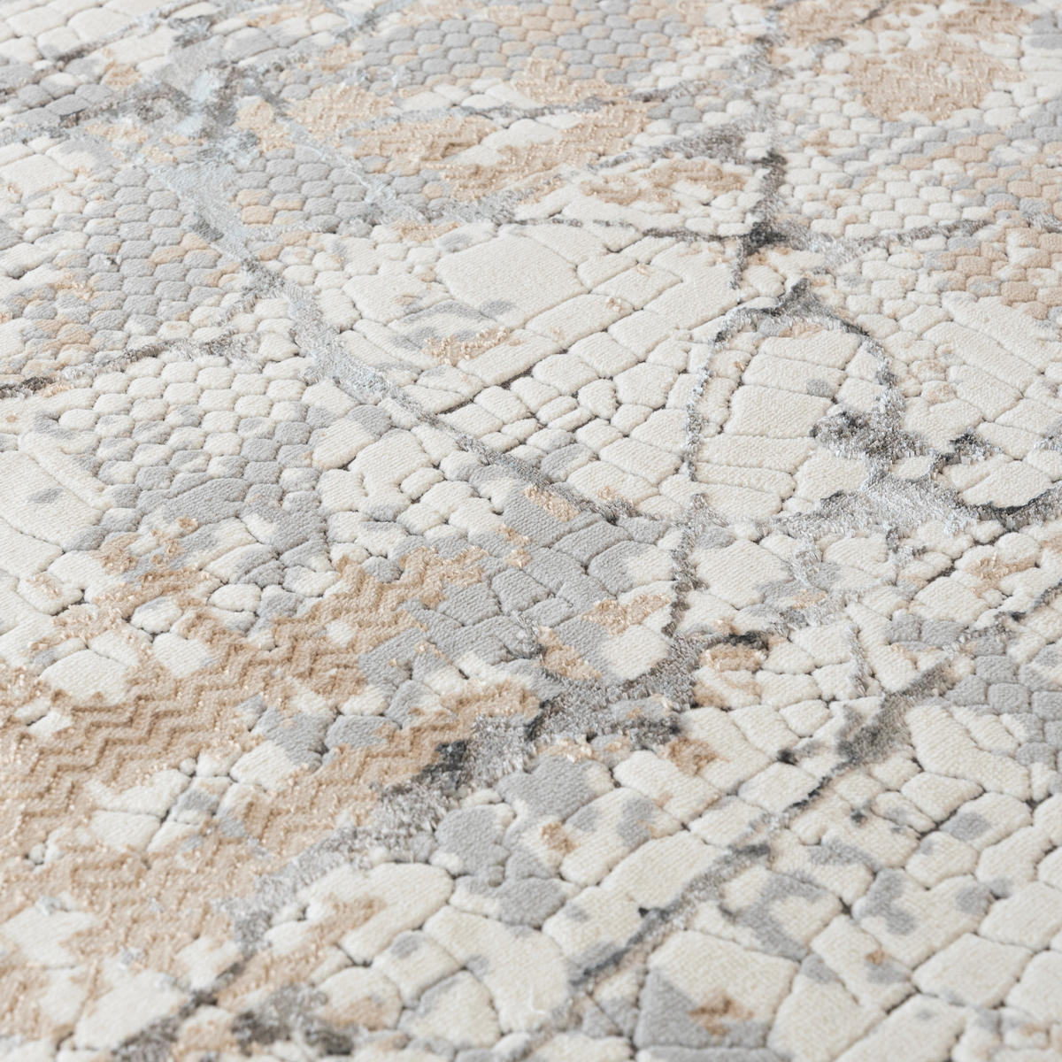 MAZOVIA TEPPICH JE18A - Beige - 200 x 300 cm - Beige, Textil (200/300cm) - Mazovia