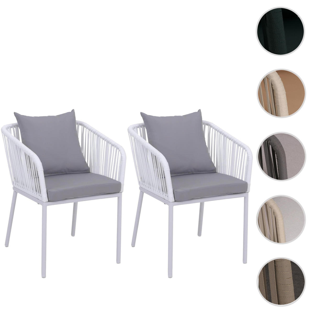 ZÁHRADNÁ STOLIČKA Svetlosivá - svetlosivá, textil (55/75/55cm) - MCW