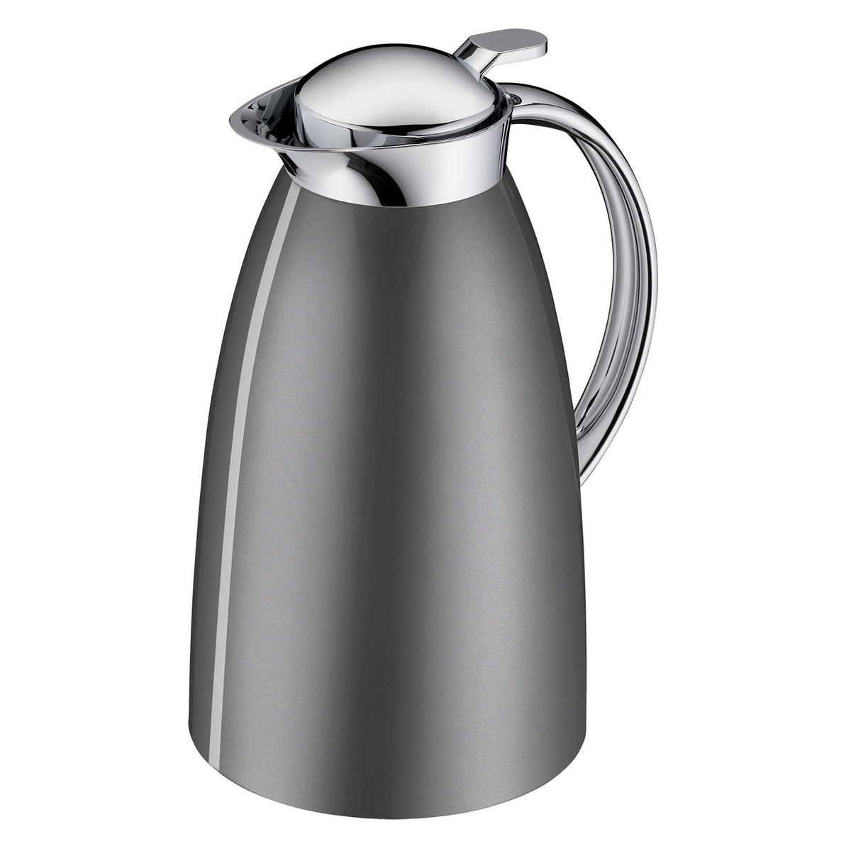 ISOLIERKANNE GUSTO space grey polished 1 L - Grau, Metall (1L) - Alfi