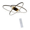 LED-DECKENLEUCHTE Zoe 85/62/7cm - Schwarz, Metall (47/65/7.5cm) - ZMH