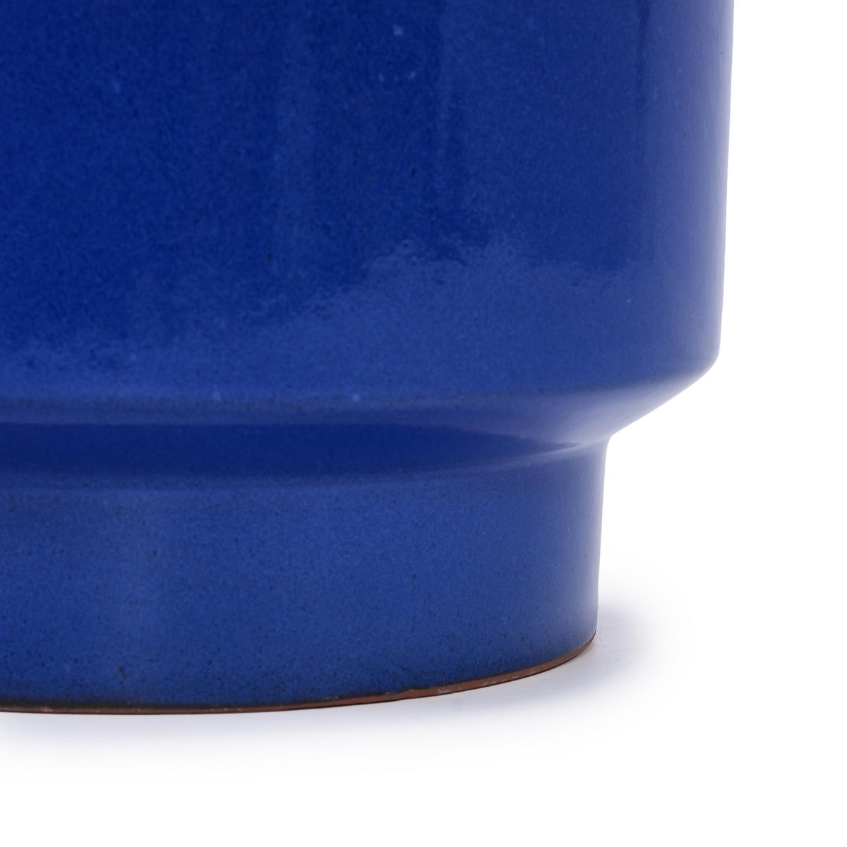 PFLANZTOPF-SET Blau 3er Set, Keramik, Ø 38/30/23 cm - Blau, Keramik (33cm) - PANGIVO