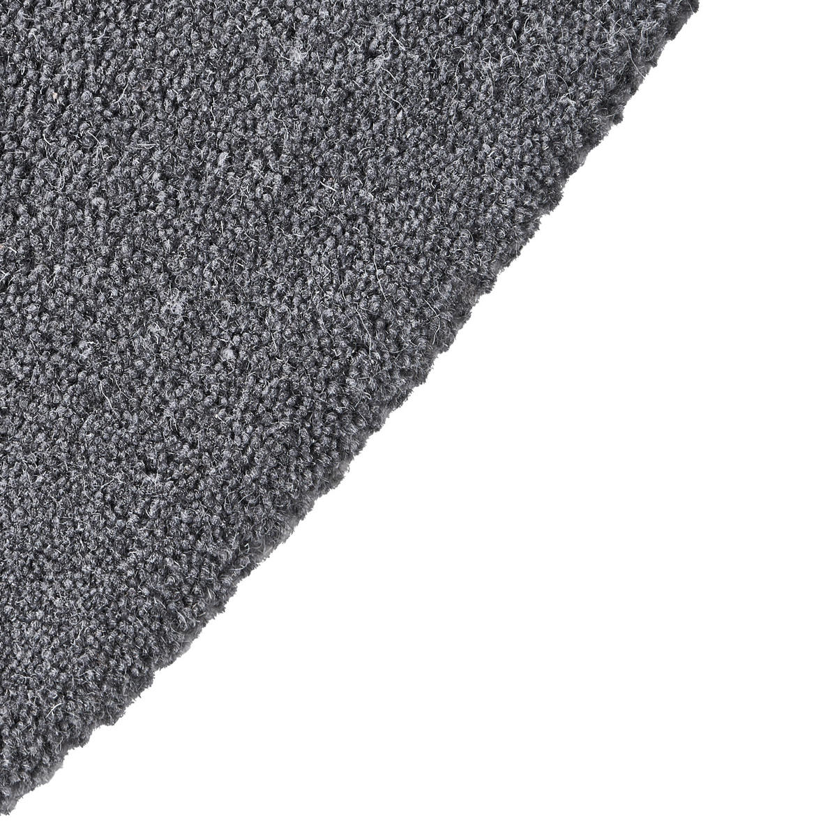 TEPPICH Grau 160/160 cm Wolle Mysuru - Grau, Textil (160/160cm) - Beliani