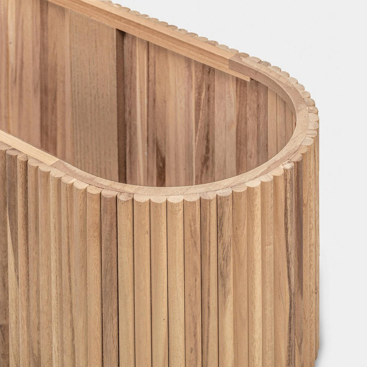 BANK Naira Weiß 93 cm x 44 cm - Weiß, Textil (93/44/40cm) - Klast Home