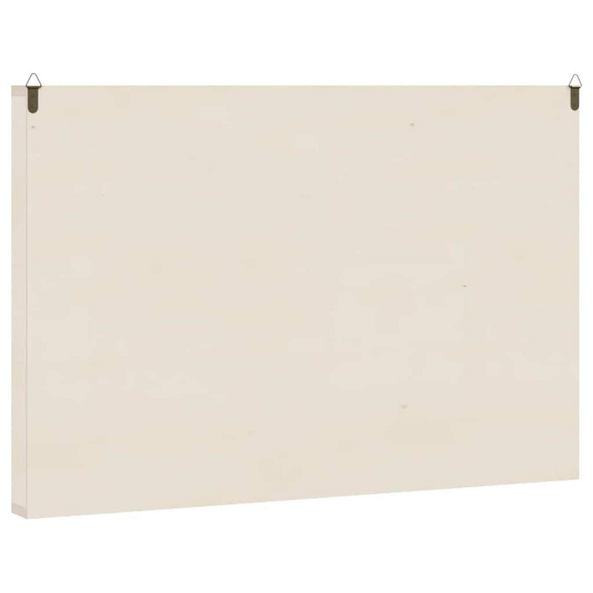 WANDREGAL mit 60 Fächern 60/4,5/40,5 cm aus Holz Max. Belastbarkeit 20 KG - Braun, Holz (60/40.5/4.5cm) - vidaXL