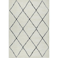 HOCHFLORTEPPICH Berber ATRIO Polypropylen Creme-Schwarz 160 x 230 cm - Multicolor, Textil (160/230cm) - KADIMA DESIGN