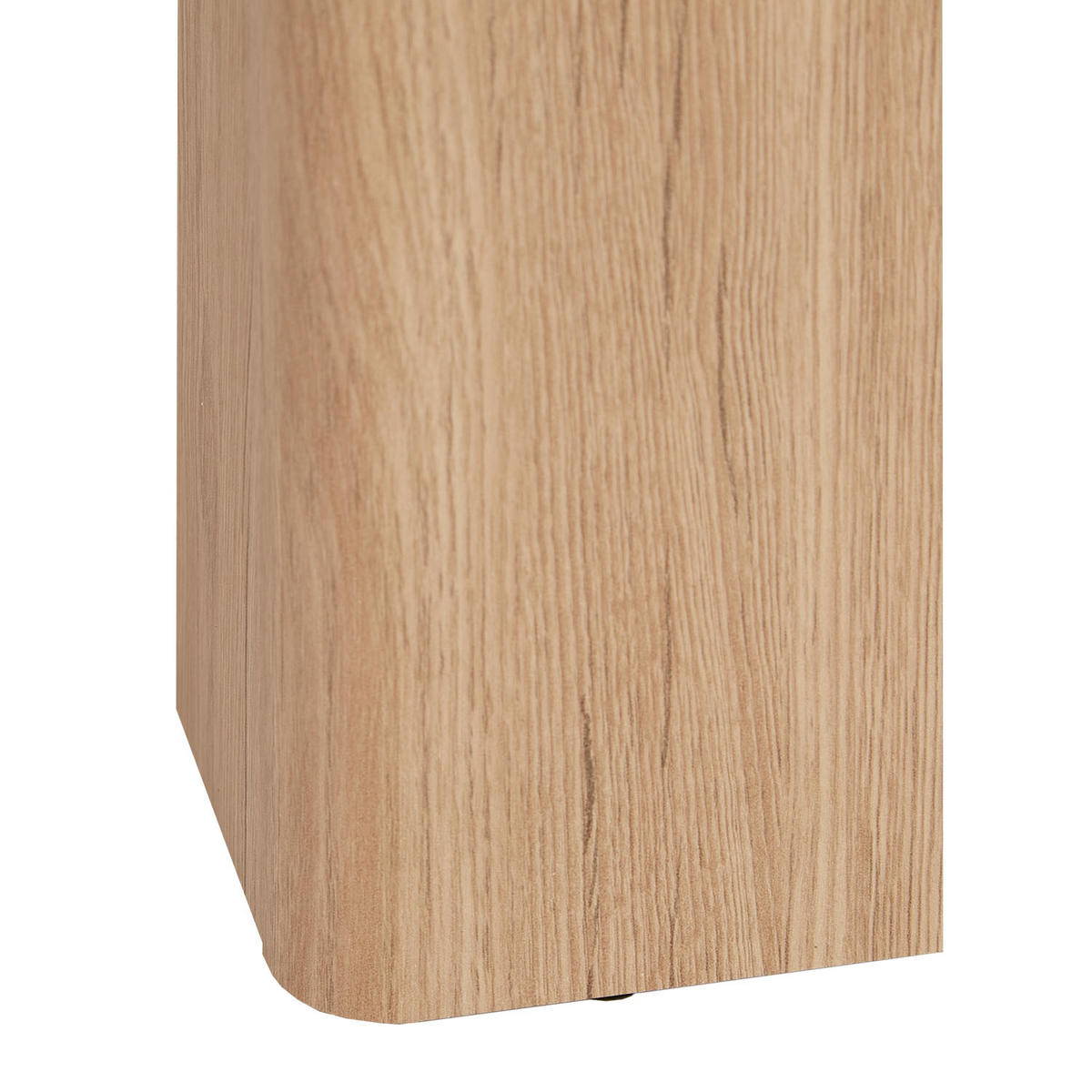 ESSTISCH rund 106/106/76 cm Weiß - Braun, Holz (106/106/76cm) - Homestyle4u