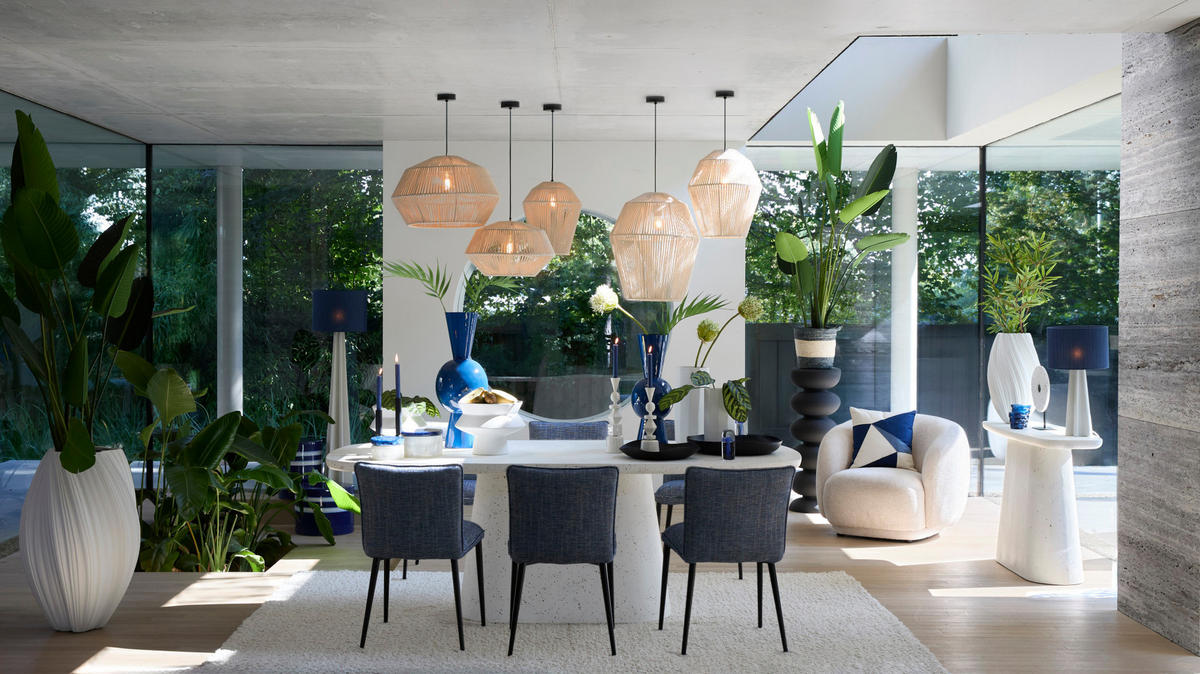 VASE Vicento Weiß Ø31,5/23,5 cm - Weiß, Keramik (23.5cm) - Light & Living