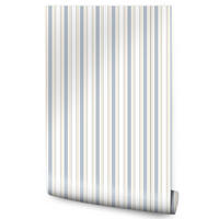 VLIESTAPETE Feine Streifen – Grau, Beige, Weiß – 50x1000 cm - Beige/Weiß, Papier (50/1000cm) - Muralo