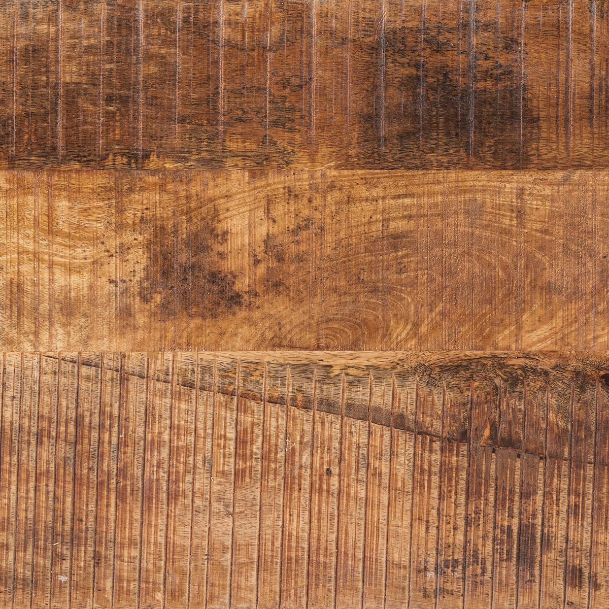 SITZBANK - Mango massiv - Braun/Weiß, Holz (180/45/40cm) - home24